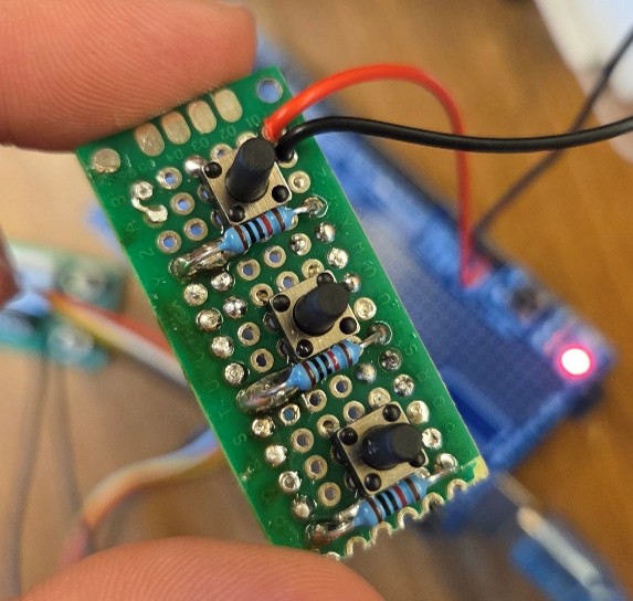 Buttons protoboard